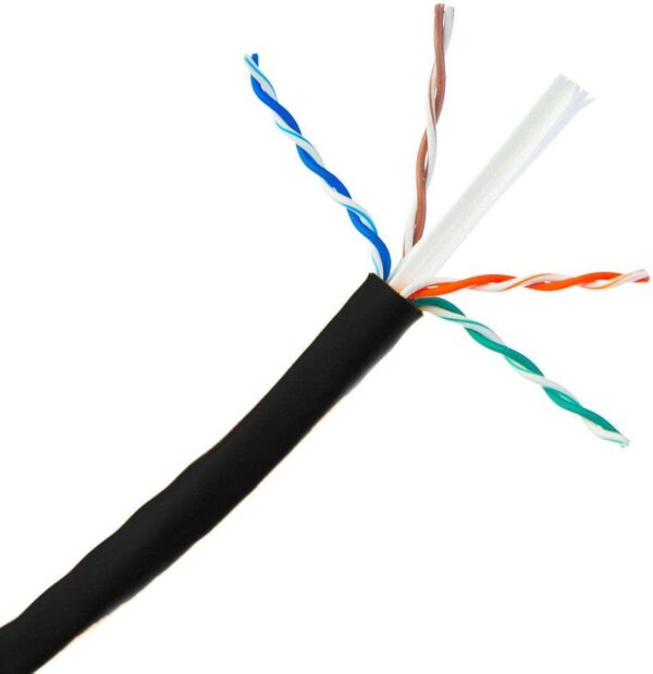 Plenum Rated Bulk Cable (Black)