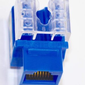 Blue ETHERNET Cable Connector